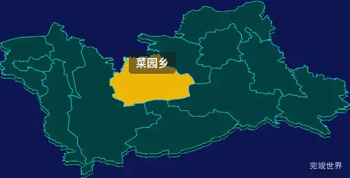 threejs三门峡市陕州区地图3d地图鼠标移入显示标签并高亮